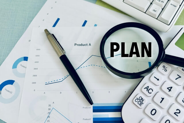 ビジネスプランと計算用アイテム