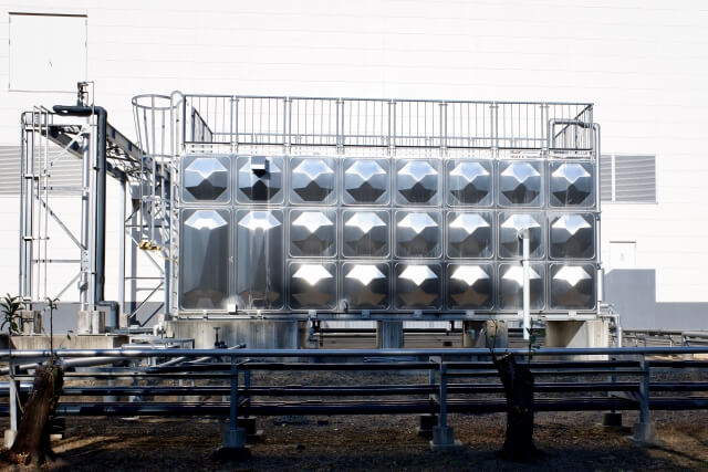 工業地帯の巨大CO2吸収装置